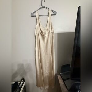 Billy J Champagne Sammie Maxi Dress NWT